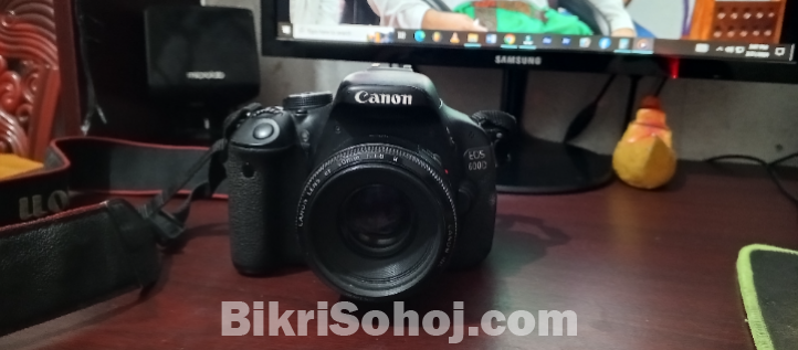 Canon 600D Full fresh camera with 50mm prime lanse sell